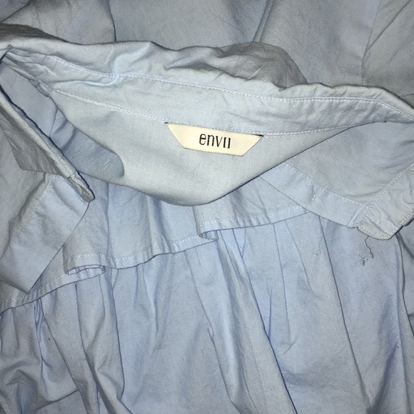 Sky-blue (light) cotton dress from ENVII. - Picture 2 of 7